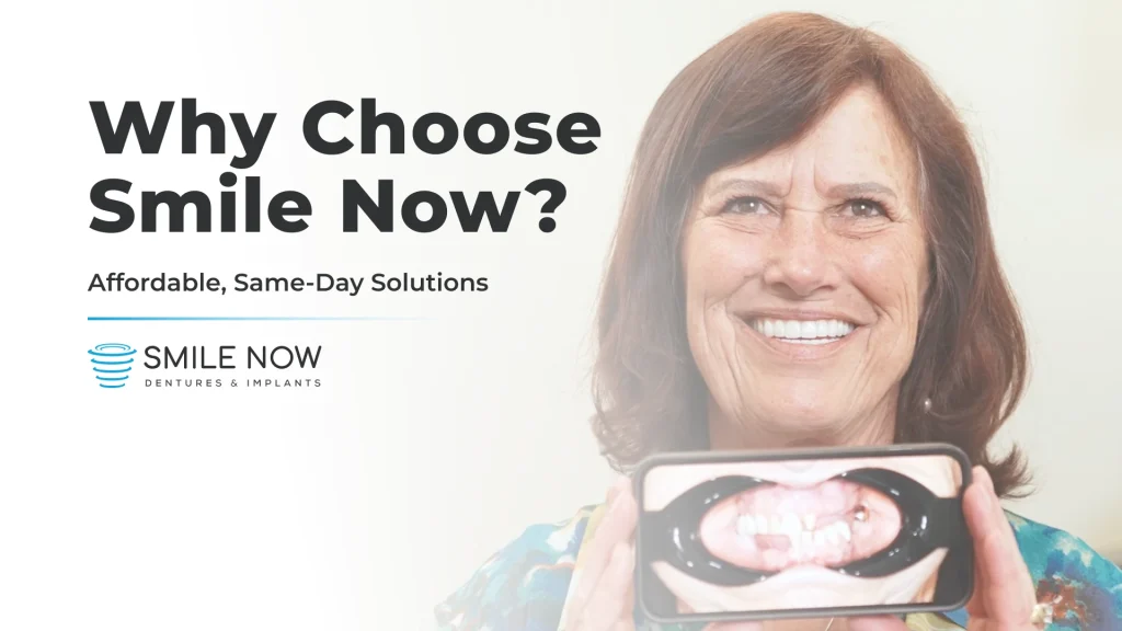 Why Choose Smile Now Eugene? Affordable, same-day dental implant solutions in Eugene, OR